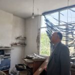 بازدید فرماندار کرج از خانه‌ها و مغازه‌های آسیب‌دیده در حمله رژیم صهیونیستی