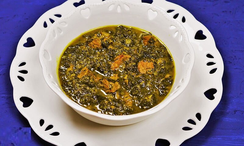 آموزش تهیه خورش تره کردی