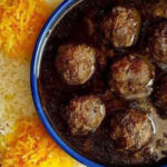 خورشت فسنجان خوشمزه و مجلسی با گوشت قلقلی