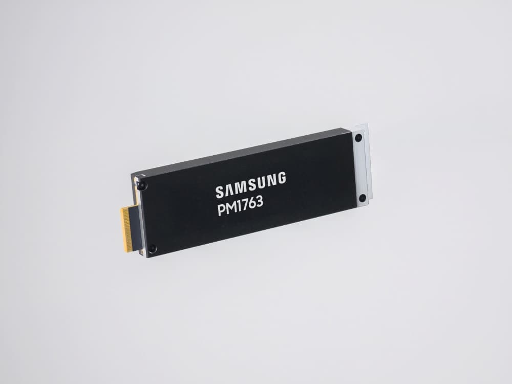 سامسونگ تولید انبوه SSD جدید PM1763 را برای توسعه زیرساخت‌های هوش مصنوعی آغاز کرد
