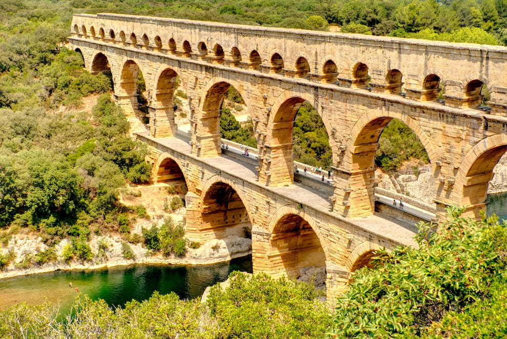 پل پون دو گار فرانسه؛ شاهکار ۲۰۰۰ ساله مهندسی روم
