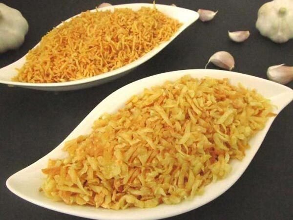 سیر داغ خشک و ترد مجلسی بدون روغن