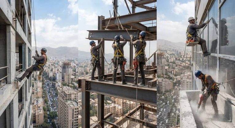 کار در ارتفاع؛ جایگزین ایمن، سریع و اقتصادی داربست‌ بندی سنتی