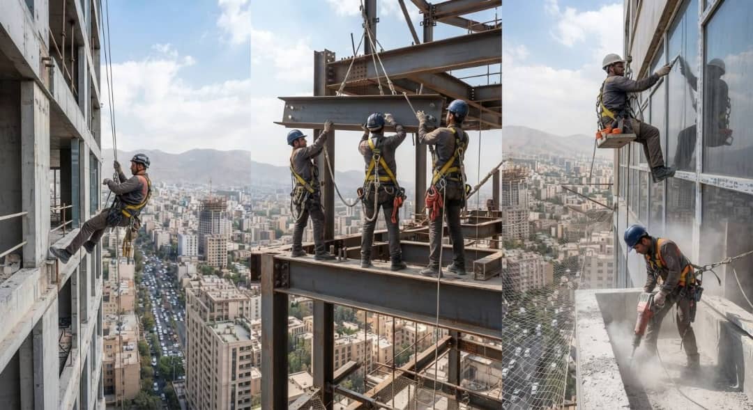 کار در ارتفاع؛ جایگزین ایمن، سریع و اقتصادی داربست‌ بندی سنتی